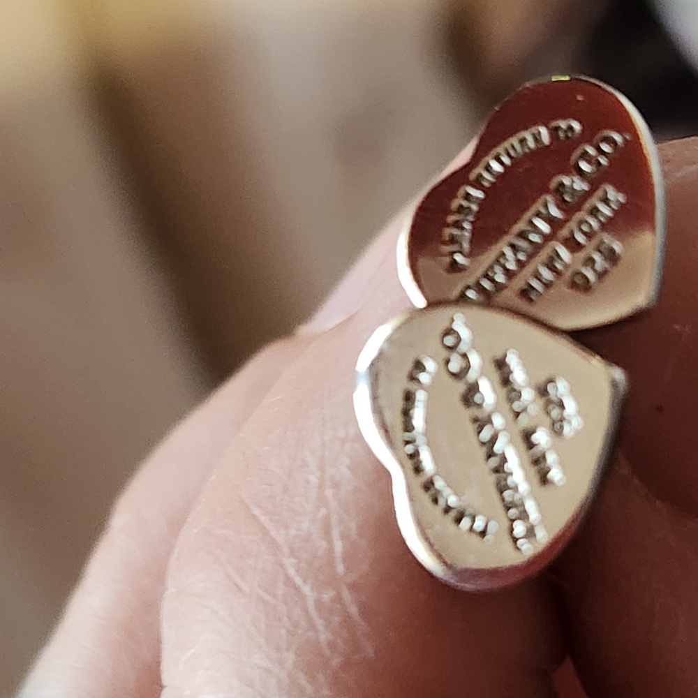 Tiffany & Co. Silver Heart Earrings